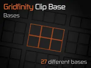 Gridfinity Clip Base - Base (REMIX)