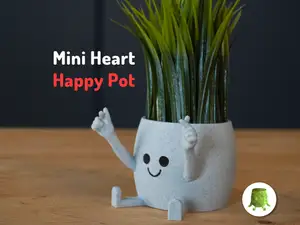 Mini Heart Happy Pot