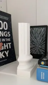 Greek Pillar Bookend with Brim