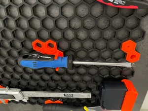 Screwdriver holder for Honeycomb Storage Wall
