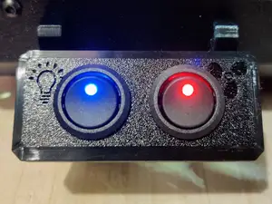 Custom Light & Fan Switch Mounting Panel