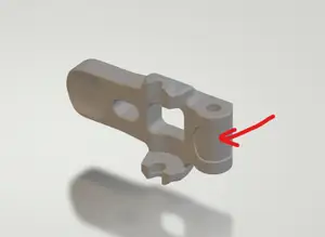 Strong long Idler arm for Sherpa Mini Extruder