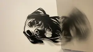 Labrador silouhette wall decoration