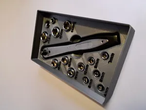 Gridfinity Metric Boxer Socket Set