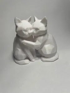LOVE CATS LOW POLY