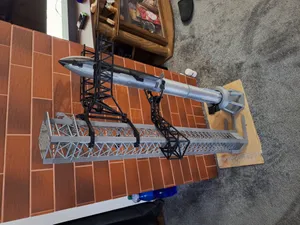 SpaceX Starship and orbital launch tower 1:144 scale