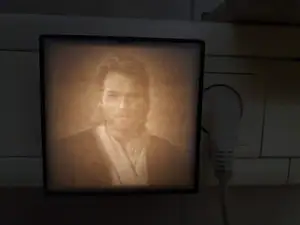 Obi Wan - IKEA MÖRKRÄDD - night lamp