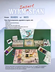 Wyrmspan Board Game Insert
