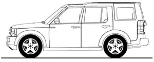 Land Rover Discovery contour model