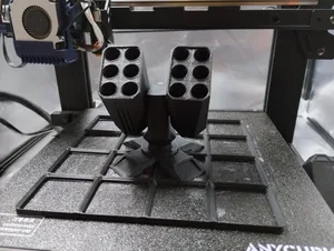 Missile Turret Pen Holder (UPDATED) - Gridfinity Compatible