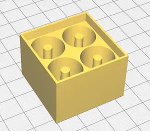 Silicone mold for making silicone tube heatbed thermistor