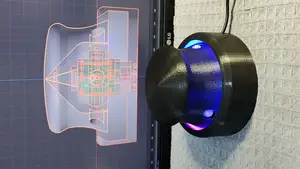 Space Mushroom Remix: UFO style knob with LED light
