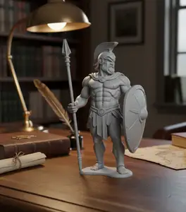 statue of the god Ares, the brutal god of war