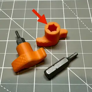 Bit Holder Remix with Relief Cut Corners - Improved Bit Holding