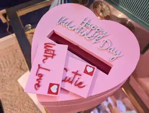 Customizable Valentine's Day card box for school classroom
