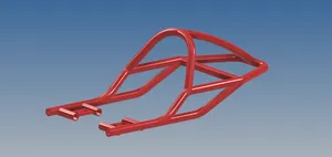 Motorcycle tail racing / backseat carrier frame