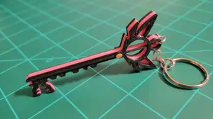 Hazbin Hotel KeeKee Key Keyblade