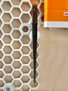 Honeycomb storage wall (HCW) brush holder
