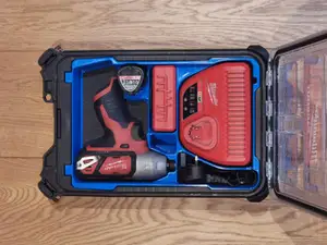 Milwaukee Compact Packout Organizer Insert for M12 Impact Driver & Charger, 2 Batteries & Bit Case