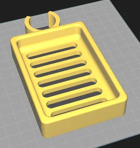 Shower soap holder for 25 mm pipe