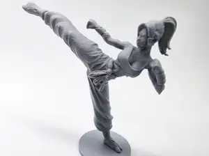 Female Kickboxer Figurine