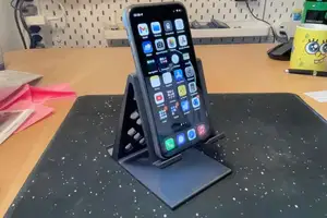 Big phone and tablet stand, no supports needed