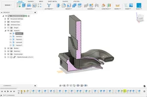 Basic stock ender 3 S1 Pro blower fan duct upgrade CAD files