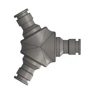 triple garden hose connection - raccord triple tuyau d'arrosage type gardena