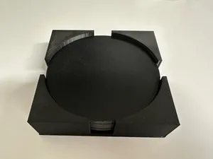 Storage box for 110mm round coasters