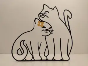 Kittens Love statuette