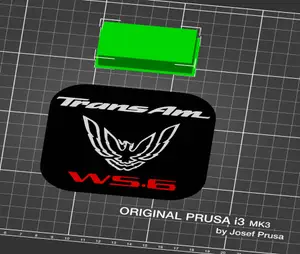 Tran Am Ws6 Badge - MMU / Multicolor