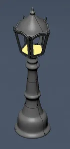 1m Tall Modular decorative garden lamp