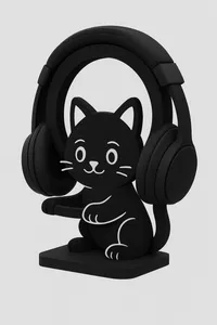 Midnight Paws Headphone Stand