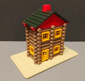 Lincoln-Like Mini Logs - Buildable desktop toy