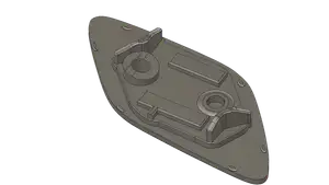BMW E93 M bumper headlight washer cap