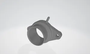 Honda CB450 intake boot with vacuum port