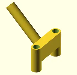 DJI O3 Antenna Mount for Rotoroma Buddy FPV Frame - Fully Customizable - OpenSCAD