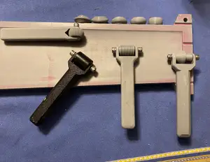 Roller handle for composite molding