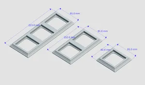 Switch socket frame