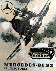 Mercedes Benz Messerschmitt Bf-109 - filament painting