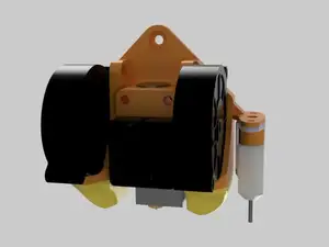E3D V6 Mount with BLTouch support for Tevo Tarantula Modular X Carriage (Lower profile)