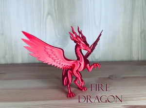 Fire dragon statute decor dragon - collection 2025