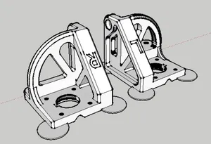 SV05/Ender 5 Core XY Motor Brackets (use with Ender 5 Core XY parts)