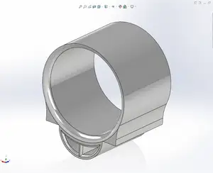 QX-Motor 50mm EDF Mount for Wing Wing Z-84 flying wing.