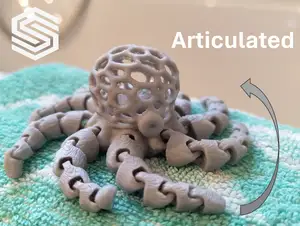 Voronoi Articulated Octopus Toy