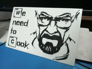 Heisenberg Breaking Bad + Plate without text