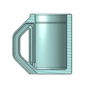 Magic (Pythagorean) Greedy Mug Bath Water Cup