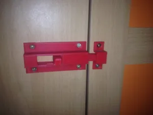 Lock on the door