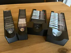Parametric card holder/tray for board game inserts/organizers