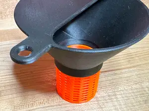 Easy in, easy out funnel for 3D_Workspace’s 50mm Silica Gel Box